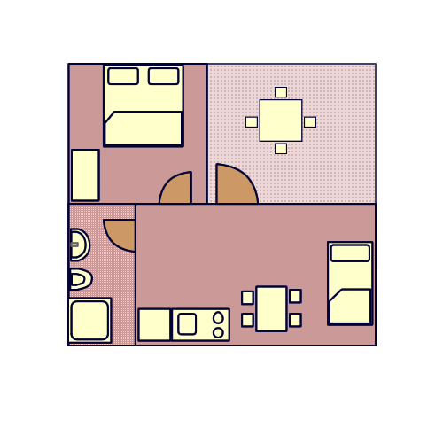 Appartamento - A2 - Brown Schema